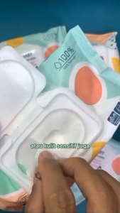 Klik-Beli Tisu Basah Bayi Isi 80 Lembar DR BABY Cleaning Wipes Wet Tissue Baby