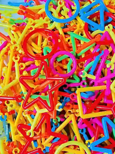 420Pcs Mainan Anak DIY Smart Sticks Edukasi Stik Puzzle Kreatif