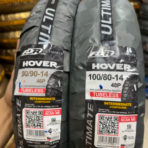 Paket Hemat FDR Hover 90/90 & 100/80 - 14 Tubeless (TL)