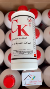 Keo bóng nước CK Shield Kote Chống thấm tạo bóng (1lít). Tạo bóng cho gỗ đá tường.