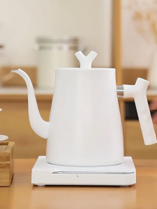 Steel Electric Kettle  Tea Brewing Insulation Kettle  Slender Spout Electric Temperature Controlled Kettle