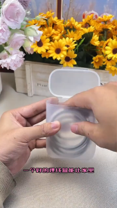 Hộp Nhựa Trong Đựng Dây CápTai Nghe Chìa Khoá Có Nắp Đậy Phong Cách Hàn Quốc Tiện Dụng