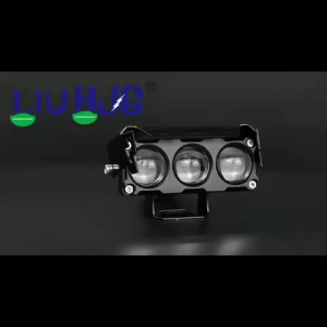 Lampu tembak SQL 3 MATA & 4 MATA led putih kuning 2 warna