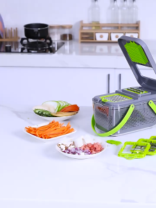 MIZONA 22 in 1 Vegetable Chopper Slicer Potato Onion Graters And Cutter Multifunction Chopper With Handle