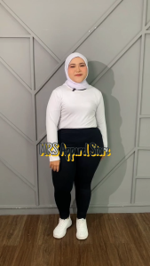 Legging Polos Basic Panjang Jumbo Murah Bahan Spandek Rayon Premium