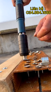 Máy bắn đinh cầm tay ( Tặng Kèm 100 Đinh ) Hiện vật trần mini súng bắn đinh giảm thanh đinh đóng đinh gắn tường máng dây cố định lắp đặt thẻ ống thang máy Súng bắn đinh bê tông - Lazada