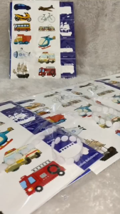 Poster Interaktif - Poster Lepas Tempel Transportasi - Poster Lepas Tempel Edukasi Anak / R B