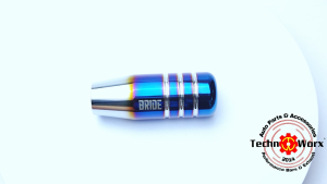 9CM BRIDE Shift knob TITANIUM High quality UniVersal Car Accessories Titanium Burnt Thai adaptor