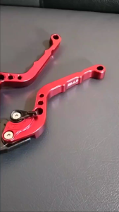 Handle Rem Kiri Kanan Yamaha NMAX Model Stelan - Handle Stelan Nmax Full CNC-merah