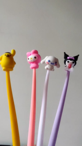 PULPEN LAMBAI SANRIO | PULEPN GOYANG SANRIO | PEN GEL | KUROMI | CINAMORROL | MELODY | POMPOMPURIN | PULPEN TINTA HITAM | TTD