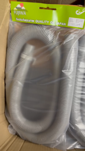 สายน้ำทิ้ง ท่อน้ำทิ้ง เครื่องซักผ้า รุ่น (มีตะขอเกี่ยว) ยาว 1.50 เมตร ปากท่อขนาด 4.0 ซม