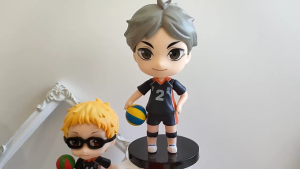 Action Figure HAIKYUU CHIBI Miniatur Pajangan Topper Kue Haikyu!! Volley Hinata Tobio Kageyama Voli
