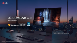 LG UltraGear 32GS95UE 32" OLED Dual Mode 4K UHD 240Hz or FHD 480Hz 0.03ms GSync Tilt/Height/Swivel Stand Gaming Monitor