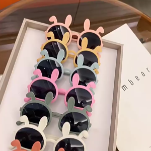 Kacamata anak Hitam Telinga Kelinci KCA003 Imut Sunglasses kacamata Rabbit Ears Fashion ptt