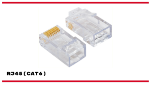 RJ45 Cat6 Crystal Plug Connector 8P8C 8 Pin LAN Network Internet Cable use DIY Clamp RJ45(Cat6)