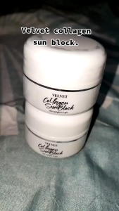 Velvet Collagen SunBlock l Protection from the Sun | Sunscreen Fight Against Sun Burns and Dry Skin | FDA Approved | 10g