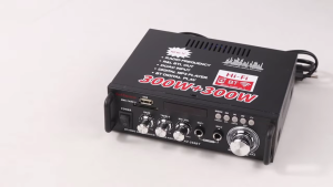 Bluetooth EQ Audio Amplifier Karaoke Home Theater FM 600W - AV-298BT