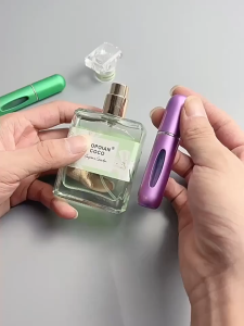 5ml Refillable Perfume Atomizer Spray Bottle Portable Mini Perfume Bottle Botol Minyak Wangi