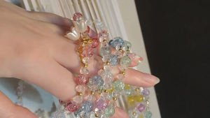 Gelang Kristal Manik Fashion Wanita