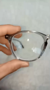 Kacamata Baca Minus (-) Untuk Rabun Jauh Warna Frame Abu Lensa Bening Anti Silau Untuk Pria dan Wanita -0.50 sampai -4.00 Fashion Terbaru - FREE CASE