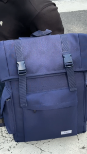 Balo NATO® "Rollie - Backpack" Sợi Vải SmartCanvas/Deluxe Ba Lô Đựng Laptop Nam Nữ Đẹp Đi Học Đi Làm Đi Chơi Đen Xanh