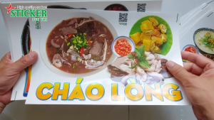🔥 MIẾNG DÁN DECAL CHÁO LÒNG.. 🔥 DÁN TƯỜNG XE CỬA KÍNH... TRANG TRÍ QUÁN