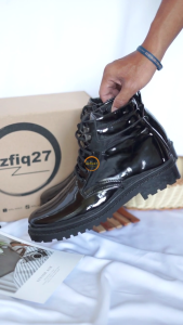Sepatu Pdh Tni Polri Security Mengkilap Terbaru Sol PVC Garuda AZFIQ27 #1