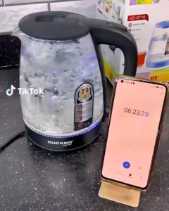 Ấm siêu tốc thủy tinh 2L CUCKDD GD-ST16 Bình siêu tốc trong suốt Cường lực Đun sôi nhanh Tự ngắt khi Sôi