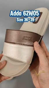 VIDVIEW !!ลดสนั่น!! รองเท้าแตะ แบบสวม ผู้หญิง Adda 62W05 เบอร์ 36-39 สไตล์แฟชั่น รองเท้าผู้หญิง รองเท้าแฟชั่น รองเท้าแตะหญิง