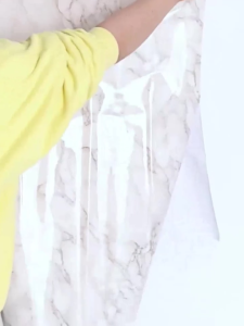 NBF - NEW Wallpaper Stiker Dinding 60cm x 1m Marmer Premium Glossy Anti Air Minyak dan Panas Premium