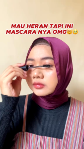OMG Oh My Glam Lashtention Waterproof Mascara 6.5 g - Maskara Eye Makeup Waterproof 4X Lebih Tebal - Virgo Shoop