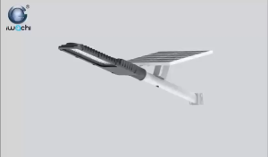 <3 COLOR> IWACHI 100W 200W 300W 400W SOLAR STREET LIGHT IP67 OUTDOOR SOLAR STREET LATTERN 3 COLOR LED LIGHT