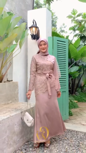 ENOSTE [COD] - ☆ AURA DRESS ☆ / Dress Wanita Terbaru 2024 Viral / Dress Press Body Wanita / Dress Wanita Bahan Silk mix Brukat / Dress Murah Tapi Mewah / Others