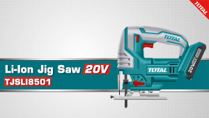 TOTAL เลื่อยจิ๊กซอว์ แบตเตอรี่ 20 โวลท์ รุ่น TJSLI8501 พร้อมใบเลื่อยจิ๊กซอว์ ( 20V Li-ion Jig Saw )