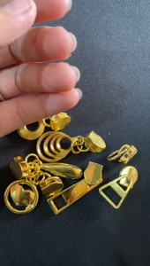 Kepala Resleting No.5 Gigi Nylon Impor Emas