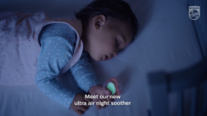 Philips Avent | Empeng Bayi / Soother Bayi | Ultra Air Glow In The Dark | Empeng dengan Ekstra Ventilasi | Character | 0-6M | SCF376/18