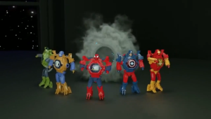 【COD】【Ready stock】FROZEN mengubah Robot menonton mainan