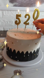 Lilin Angka Gold 0-9: Sentuhan Mewah untuk Kue Ultah