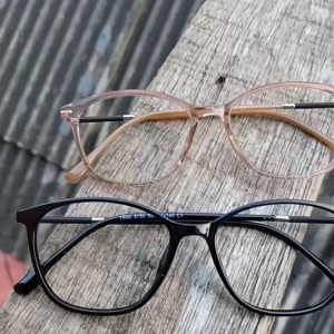 Kacamata Baca Dan Jalan Photocomic Wanita Cat Eye Kaca Mata Plus Dobel Optik Asli Ori