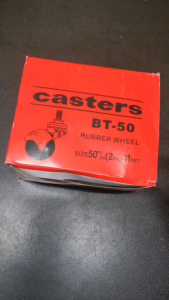 ล้อบอลยางขนาด2"นิ้วเกลียว4หุน