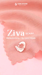 Gimi Hijab - Ziva Scarf Premium Hijab Segi Empat Arabian Voile Premium 130x130 & 115x115 Hijab Polos Nyaman Dipakai Bahan Adem Mudah Dibentuk