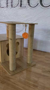 Mã CT018 trụ cào móng cho mèo PETDECOR tạo không gian chơi cho boss