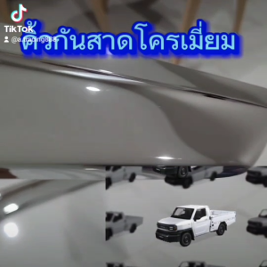 กันสาด กันสาดรถยนต์ คิ้วกันสาด TOYOYA HILUX CHAMP 24 25 กันสาด โครเมี่ยม เงาตาแตก สายบรรทุก สายโหด สายลุย กันสาดโครเมี่ยม จำนวน 1 คู่ แตกต่างดุดัน