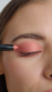 (65 colour) Color mirror 100%waterproof eyeshadow stick eyeliner with makeup brush