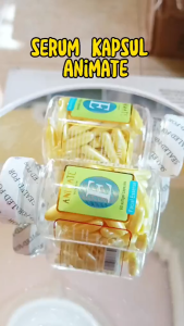 PAKET [10 BOTOL] ANIMATE KAPSUL SERUM FACIAL ESSENCE ORIGINAL BPOM DAN HALAL