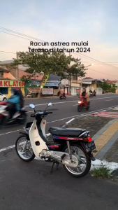 STRIPING STICKER LIS LES POLET STIKER HONDA ASTREA GRAND BULUS KAPSUL LIST BODY 1992 1993 KUALITAS TERBAIK TER MURAH Mahkota Stiker