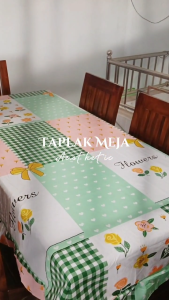 TAPLAK MEJA MAKAN KAIN ANEKA MOTIF