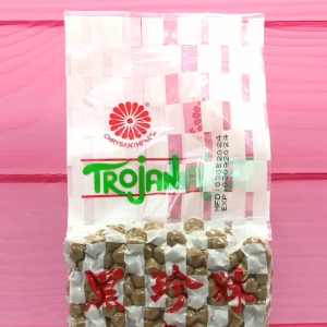 เม็ดไข่มุกดิบ ตราโตรจัน ปริมาณ 1 กิโลกรัม