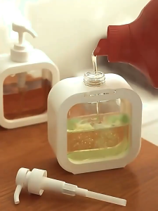 Botol Sabun Mandi Pump Refill Estetik Multifungsi / Dispenser Serbaguna Sabun Tangan Minimalis