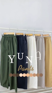 Sasya.clo - Yuna Pants Bahan Cigaret / Celana Wanita Terbaru 2025 / Celana Kulot Wanita Dewasa / Celana Wanita Kekinian OOTD